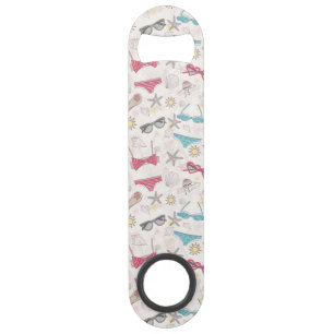 Cute Summer Abstract Pattern Speed Flessenopener