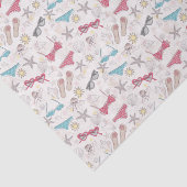 Cute Summer Abstract Pattern Tissuepapier (Detail)