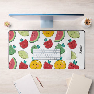 Cute Summer Fruit Pattern Bureaumat