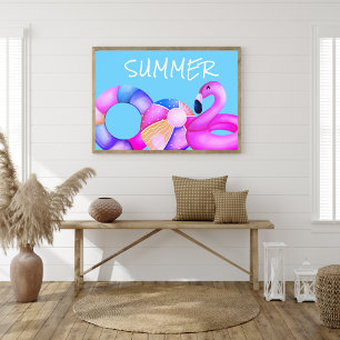 Cute Summer Pool Party Poster