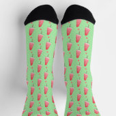Cute Summer Popsicles Watermelon Motifs chaussette (Haut)
