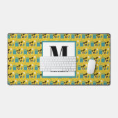 Cute Summer Vacation Elements Desk Mat (Clavier et souris)