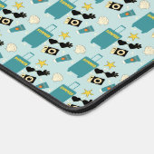 Cute Summer Vacation Elements Desk Mat (Coin)