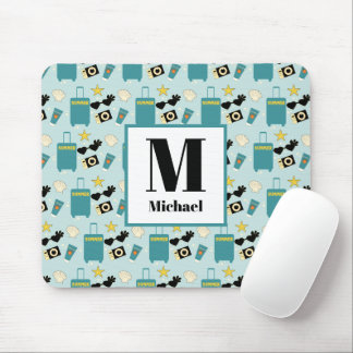 Cute Summer Vacation Elements Mousepad Muismat