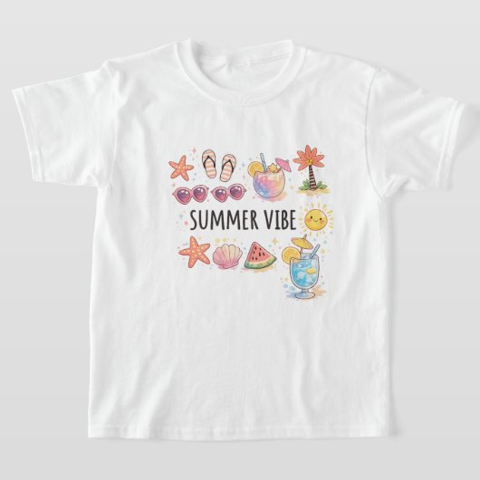 Cute Summer Vibe T-Shirt (Poser)