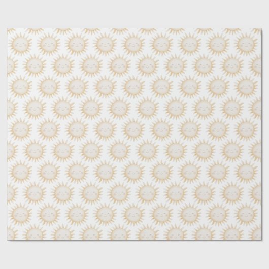 Cute Sun background Cadeaupapier (Vlak)