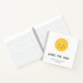 Cute Sun Boy Baby shower Livre d'invité (Intérieur)