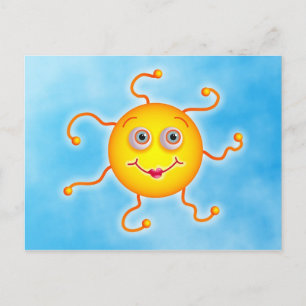 Cute Sun Briefkaart