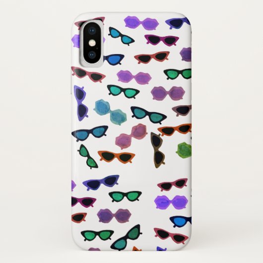 Cute Sunbril Summer Art Case-Mate iPhone Case (Achterkant)