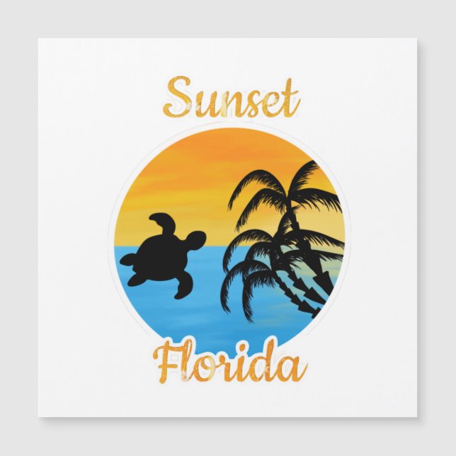 Cute Sunset in Florida (Voorkant)