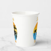 Cute Sunset in Florida Papieren Bekers (Links)