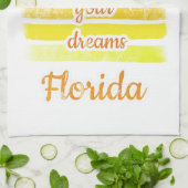 Cute Sunset in Florida Theedoek (Gevouwen)