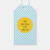 Cute Sunshine Happy Birthday Cadeaulabel (Achterkant)