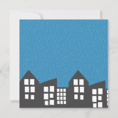 Cute Super héros bande dessinée Enfants Invitation (Dos)