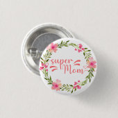 Cute Super Ma Ronde Button 3,2 Cm (Voorkant /achterkant)