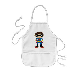 Cute Superheld Boy Kinder Schort