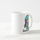 Cute Surgeon in Scrubs Koffiemok (Voorkant rechts)