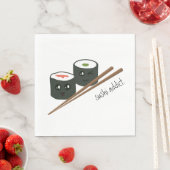 Cute Sushi Addict Kawaii Character Servet (Insitu)