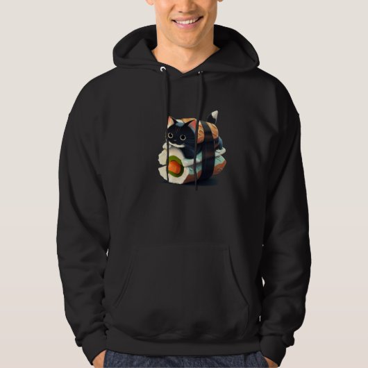 Cute Sushi Cat Hoodie (Voorkant)