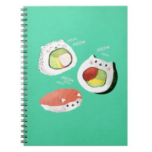 Cute Sushi Cat Notitieboek