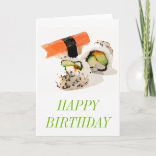 Cute sushi Japans eten Kaart