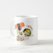 Cute sushi Japans eten Koffiemok (Voorkant links)