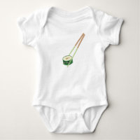 Cute Sushi, kawaii Sushi, Sushi Lovers Baby Bodysu