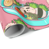 Cute Sushi Pattern Cadeaupapier (Rol Hoek)