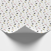 Cute Sushi Pattern | Japans voorbeeld van voedsel Cadeaupapier (Hoek)