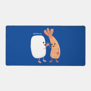 Cute sushi rice prawn Vrienden cartoon Bureaumat