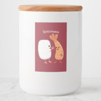 Cute sushi rice prawn Vrienden cartoon