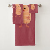 Cute sushi riz crevettes amis dessin animé (En situation)