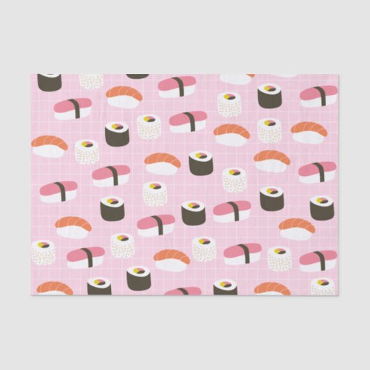 Cute Sushi Tissue Paper Tissuepapier (Voorkant)