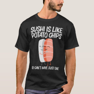 Cute Sushi voor mannen Japans keukenvoedsel T-shirt