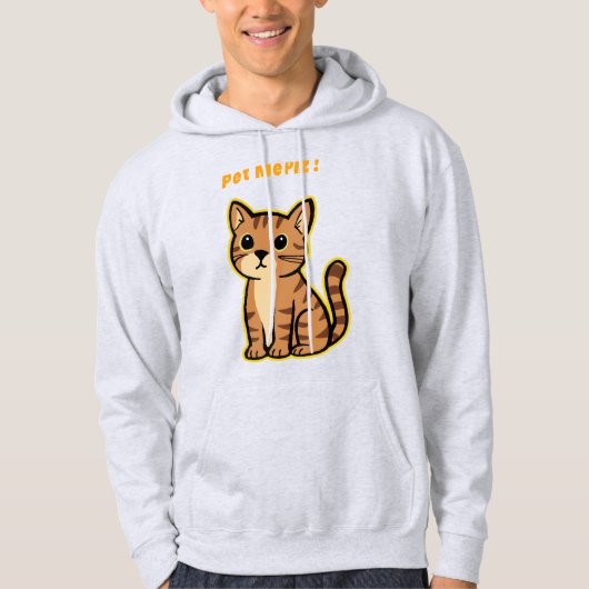 Cute Sweat - shirt à capuche de chat - Drôle Kitte (Devant)