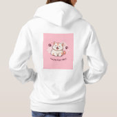Cute Sweat - shirt à capuche de chat - Style rose (Dos)