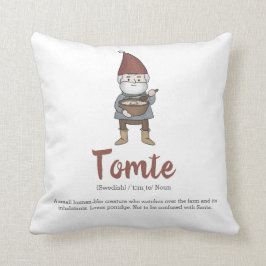 Cute Swedish Tomte Gnome Definition Kussen