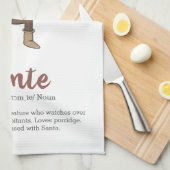 Cute Swedish Tomte Gnome Definition  Theedoek (Quarter Fold)