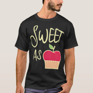 Cute Sweet as Apple Pie Chefs animal verjaardagsco T-shirt