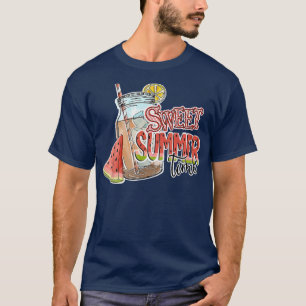Cute Sweet Summertime Watermeloen Summer Vacation T-shirt