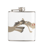 Cute Swift Cartoon Horse Hip Flask Heupfles (Voorkant)