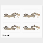 Cute Swift Cartoon Horse Sticker (Vel)