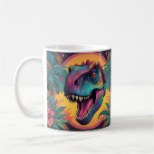 Cute T-Rex Dinosaur Café Mug (Gauche)