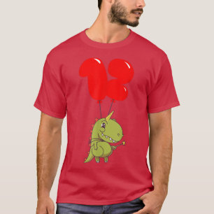 Cute T-Rex Fairy - 12th Birthday - Kinder ballon P T-shirt