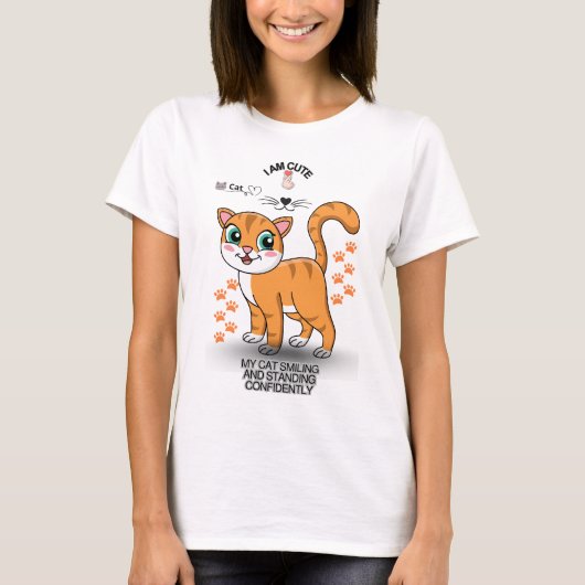 Cute T-Shirt for cat lover (Devant)