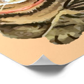 Cute Tabby Calico Cat/Kitten Poster (Hoek)