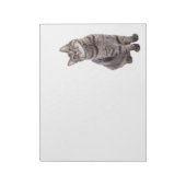Cute Tabby Cat Notitieblok (Gedraaid)