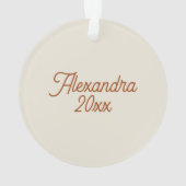 Cute Tabby Cat Reaching pour les cookies Noël (dos)