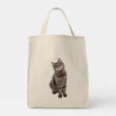 Cute Tabby Cat Tote Bag (Achterkant)