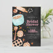 Cute table cuisson nuptiale invitation douche nupt (Debout devant)